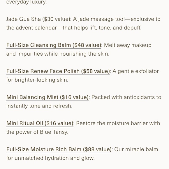 NIB Oak Essentials and Jenni Kayne Advent Calendar - Picture 3 of 3